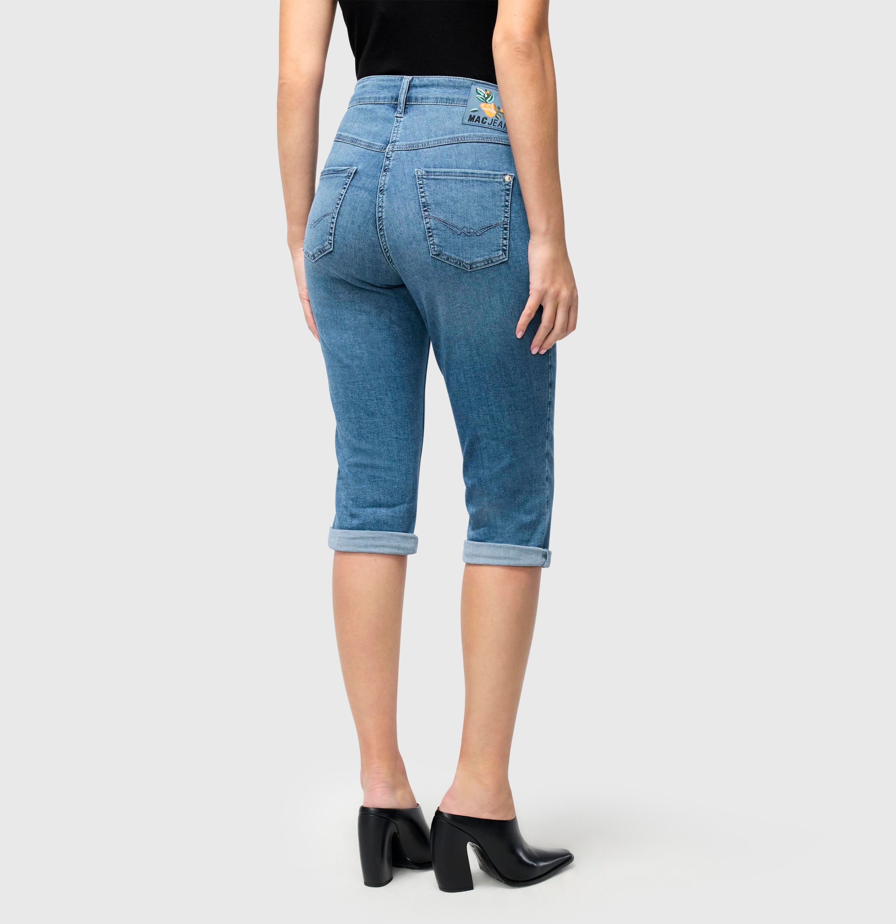 MAC Caprijeans "Dream-Sum", Bequemer Sitz mit krempelbarem Saum günstig online kaufen