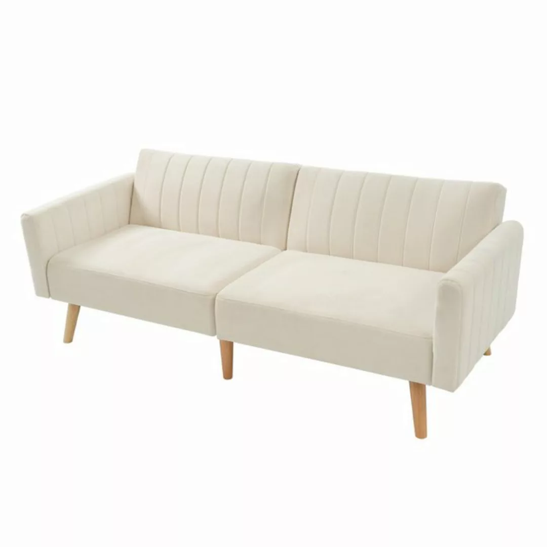 Refined Living Schlafsofa 2-in-1-Sofa & Schlafsofa, Klappsofa mit Gummiholz günstig online kaufen