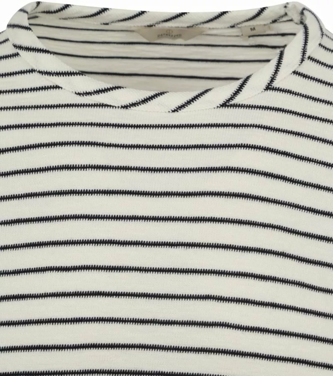 Dstrezzed Pullover Dylan Streifen Weiß - Größe S günstig online kaufen