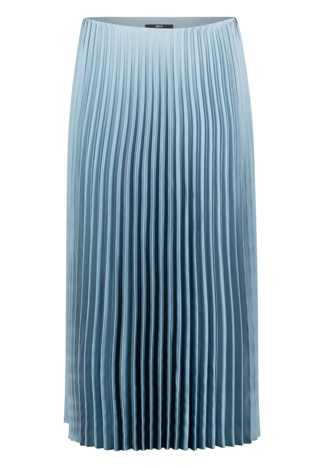 Zero Midirock "zero Damen Satin-Rock Midi mit Plisseefalten", Falten günstig online kaufen