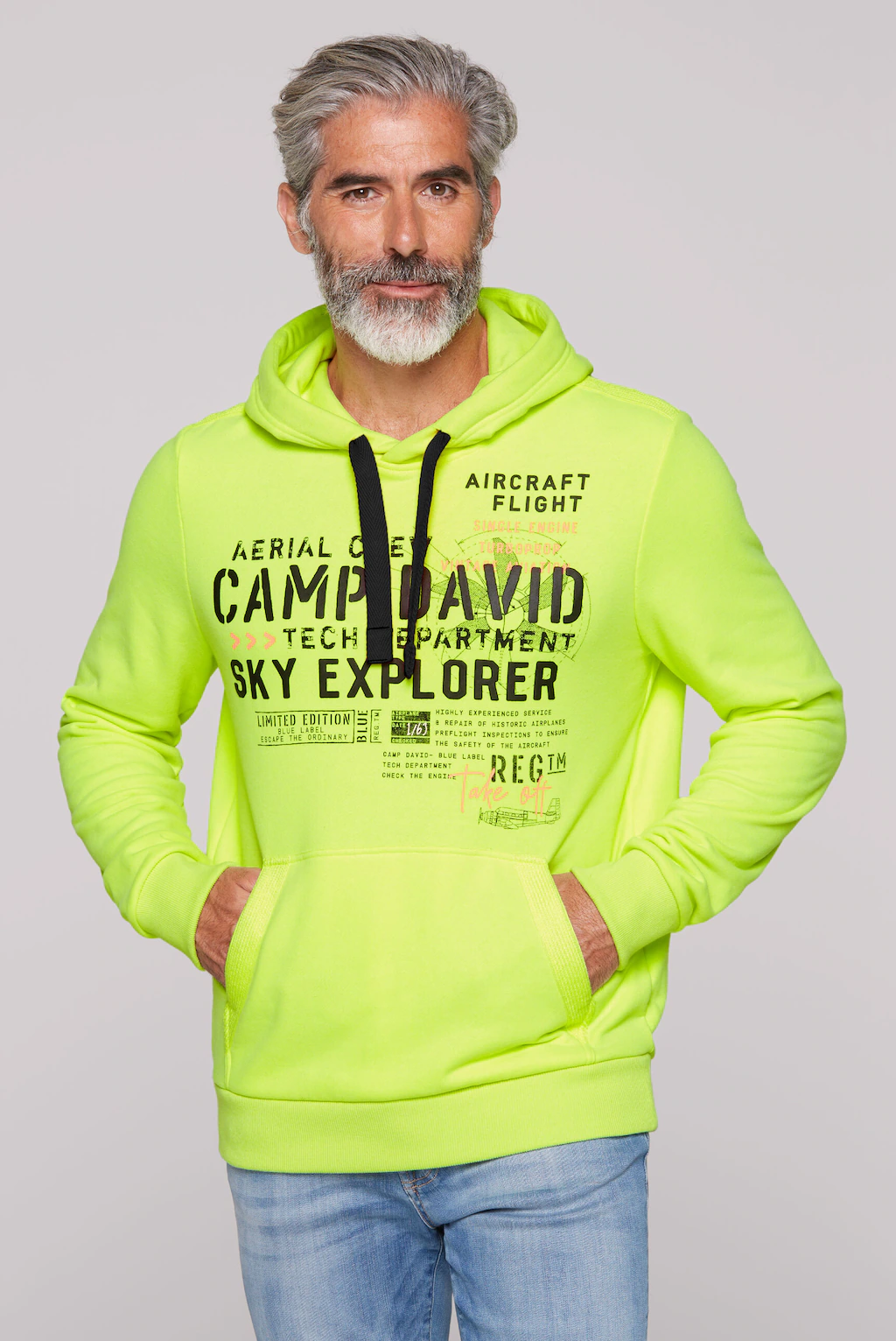 CAMP DAVID Kapuzensweatshirt, mit Baumwolle günstig online kaufen