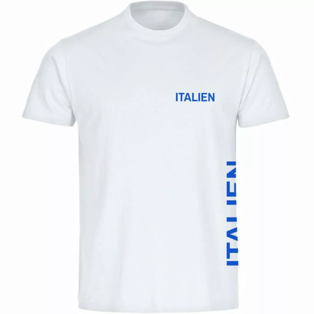 multifanshop T-Shirt Herren Italien - Brust & Seite - Männer günstig online kaufen