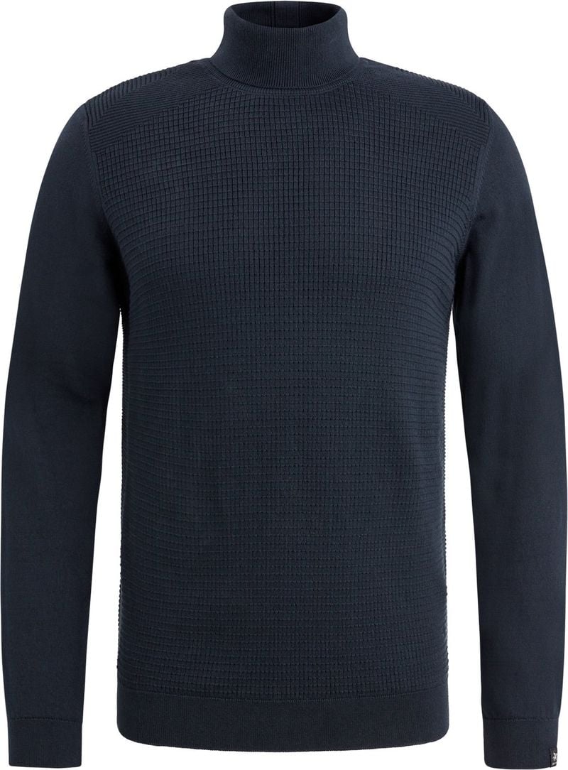 Vanguard Rollkragenpullover Struktur Navy - Größe XXL günstig online kaufen