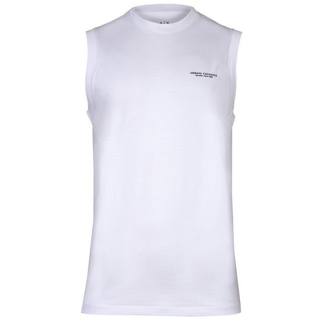 ARMANI EXCHANGE T-Shirt Herren Tank Top - Shirt, ärmellos, Rundhals, Logo, günstig online kaufen