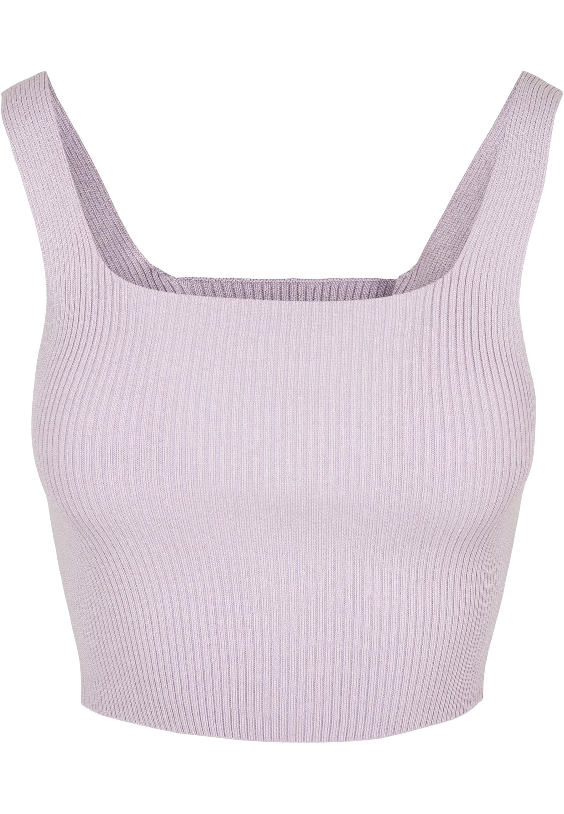 URBAN CLASSICS Muskelshirt "Urban Classics Damen Ladies Cropped Knit Top", günstig online kaufen