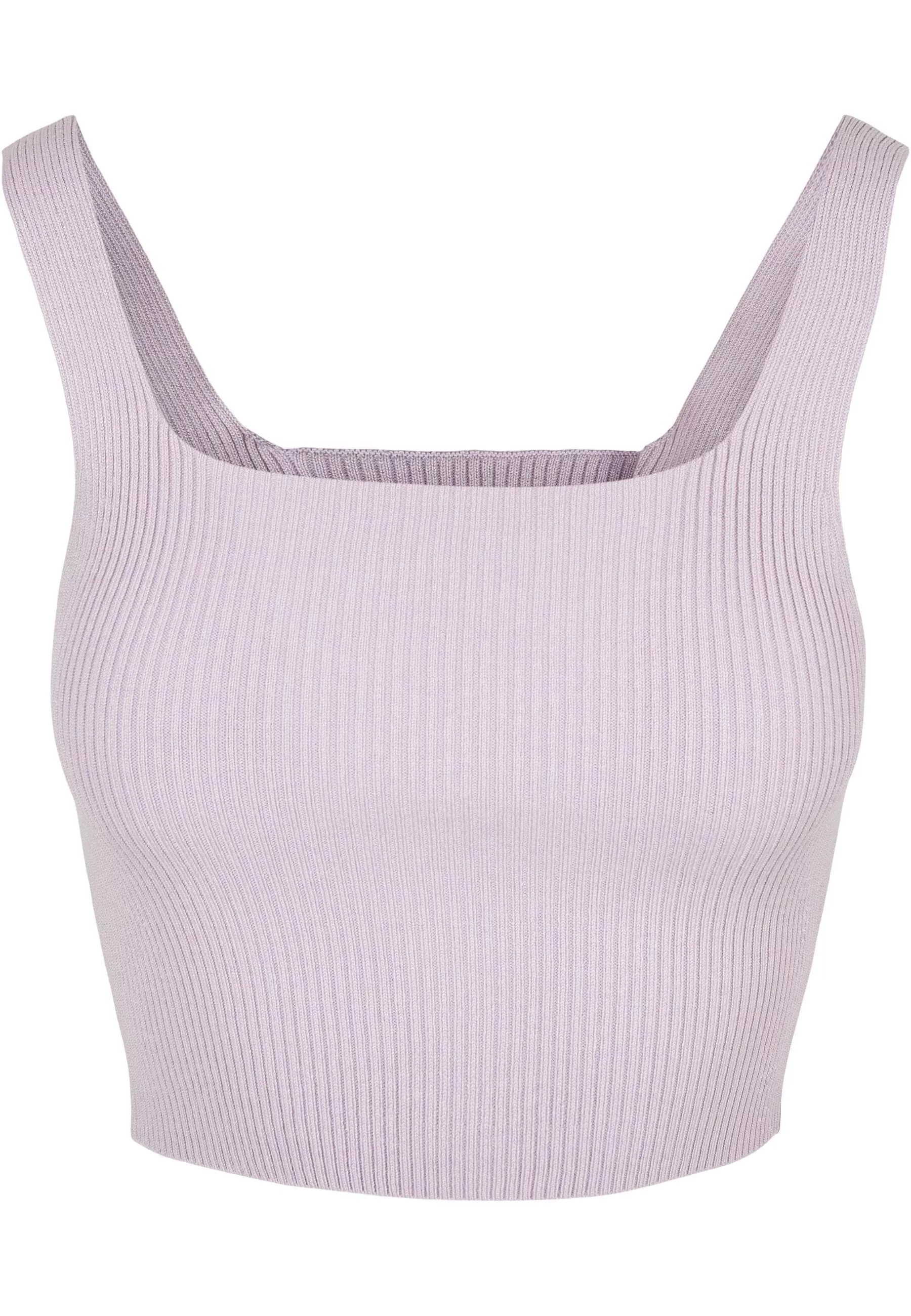 URBAN CLASSICS Muskelshirt "Urban Classics Damen Ladies Cropped Knit Top", günstig online kaufen