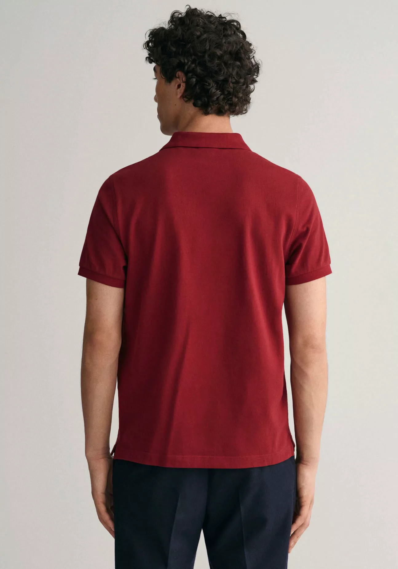 Gant Poloshirt REG SHIELD SS PIQUE POLO mit Logo und Flachstrickkragen 100% günstig online kaufen