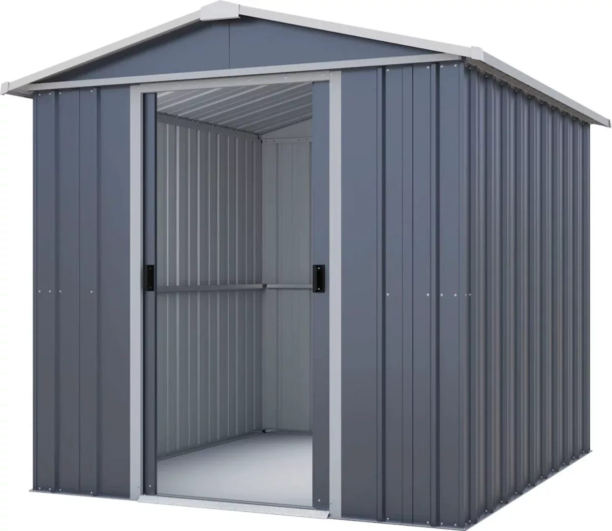 Yardmaster Gerätehaus Heidelberg 67AEYZ Anthrazit B x T: 186 cm x 207 cm günstig online kaufen