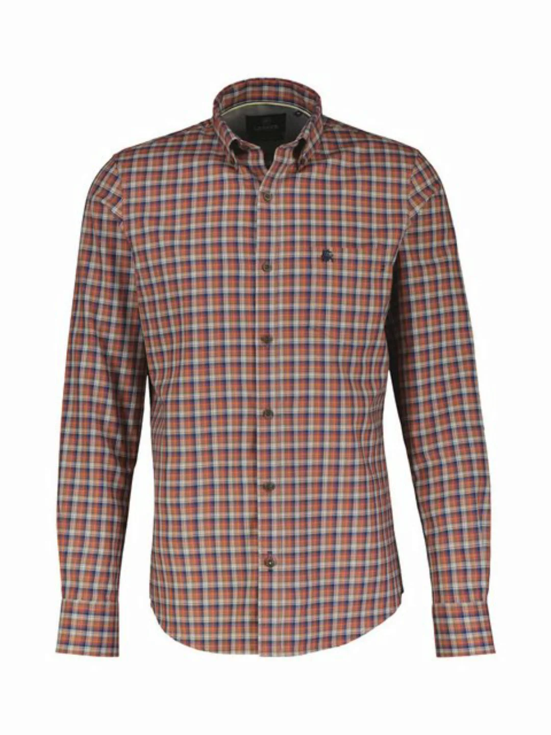 LERROS Karohemd "LERROS Kariertes Herrenhemd mit Button-down-Kragen" günstig online kaufen