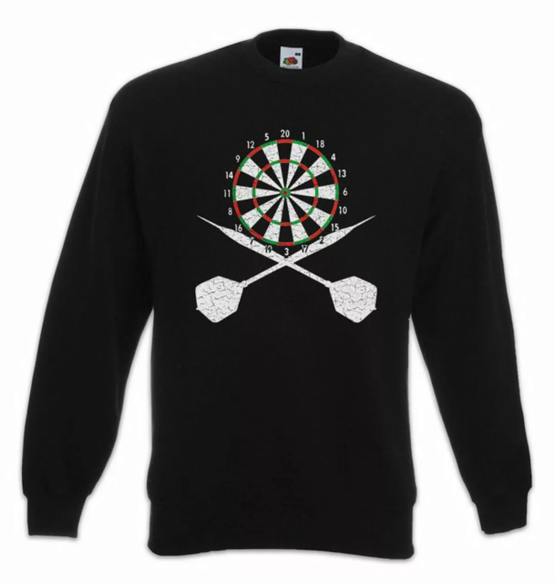 Urban Backwoods Sweatshirt Darts Board And Crossed Dart Sweatshirt Player G günstig online kaufen