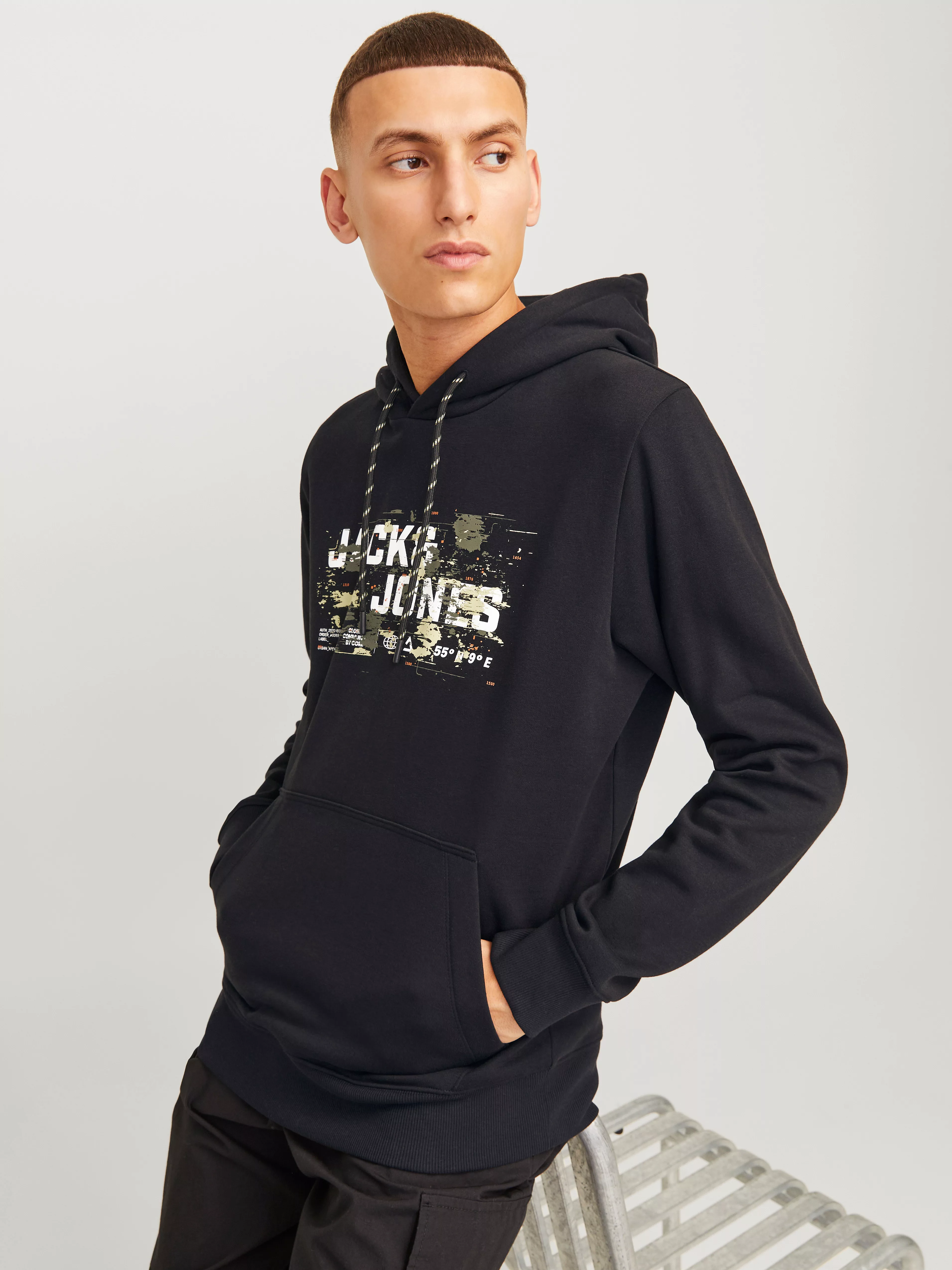 Jack & Jones Kapuzensweatshirt "JCOOUTDOOR LOGO SWEAT HOOD SN" günstig online kaufen