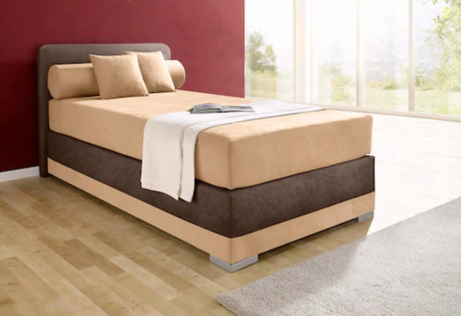 Maintal Boxspringbett "Lago", in 3 verschiedenen Matratzenarten, H2 oder H3 günstig online kaufen