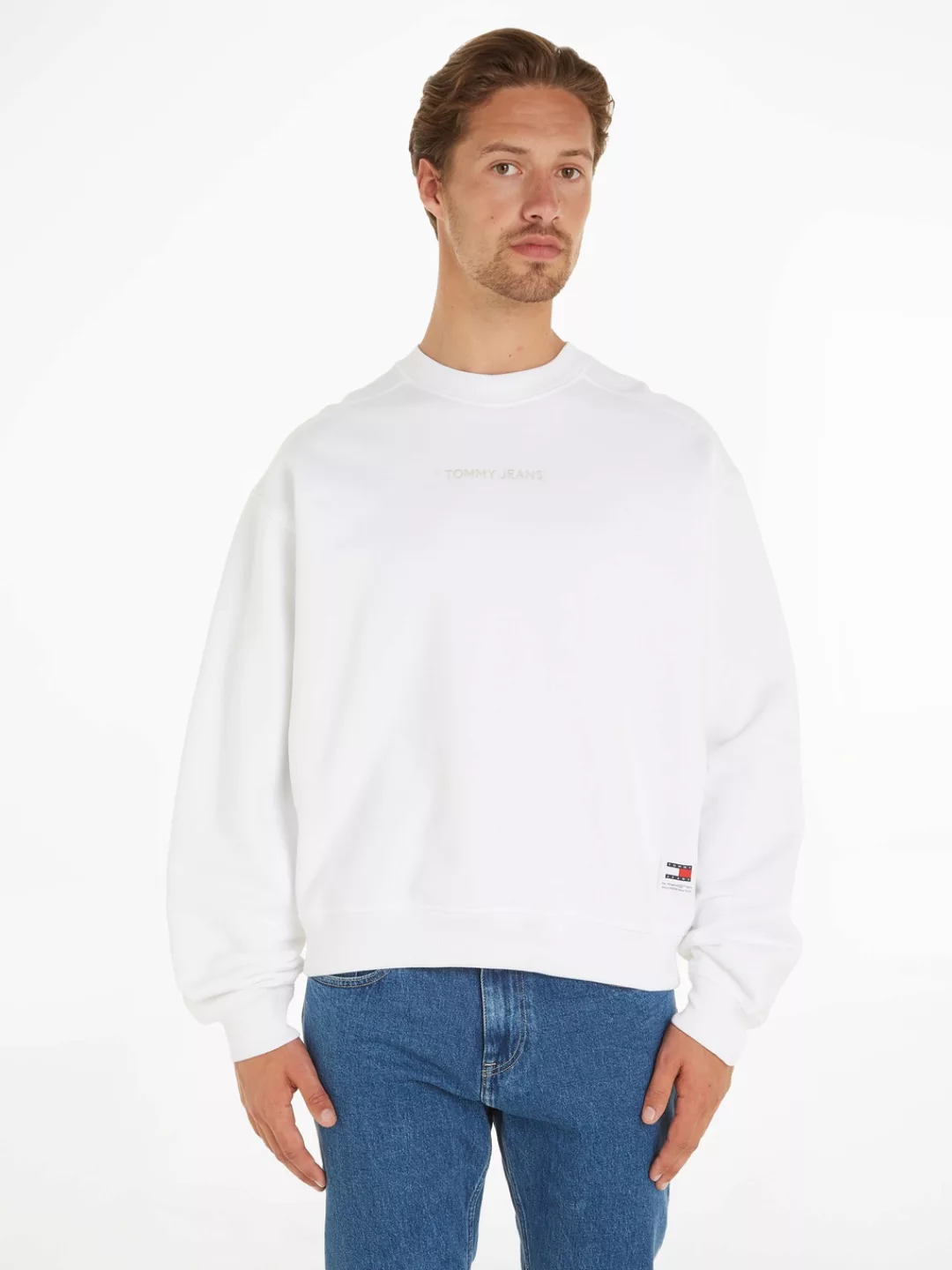 Tommy Jeans Sweater "TJM BOXY NEW CLASSICS CREW EXT" günstig online kaufen