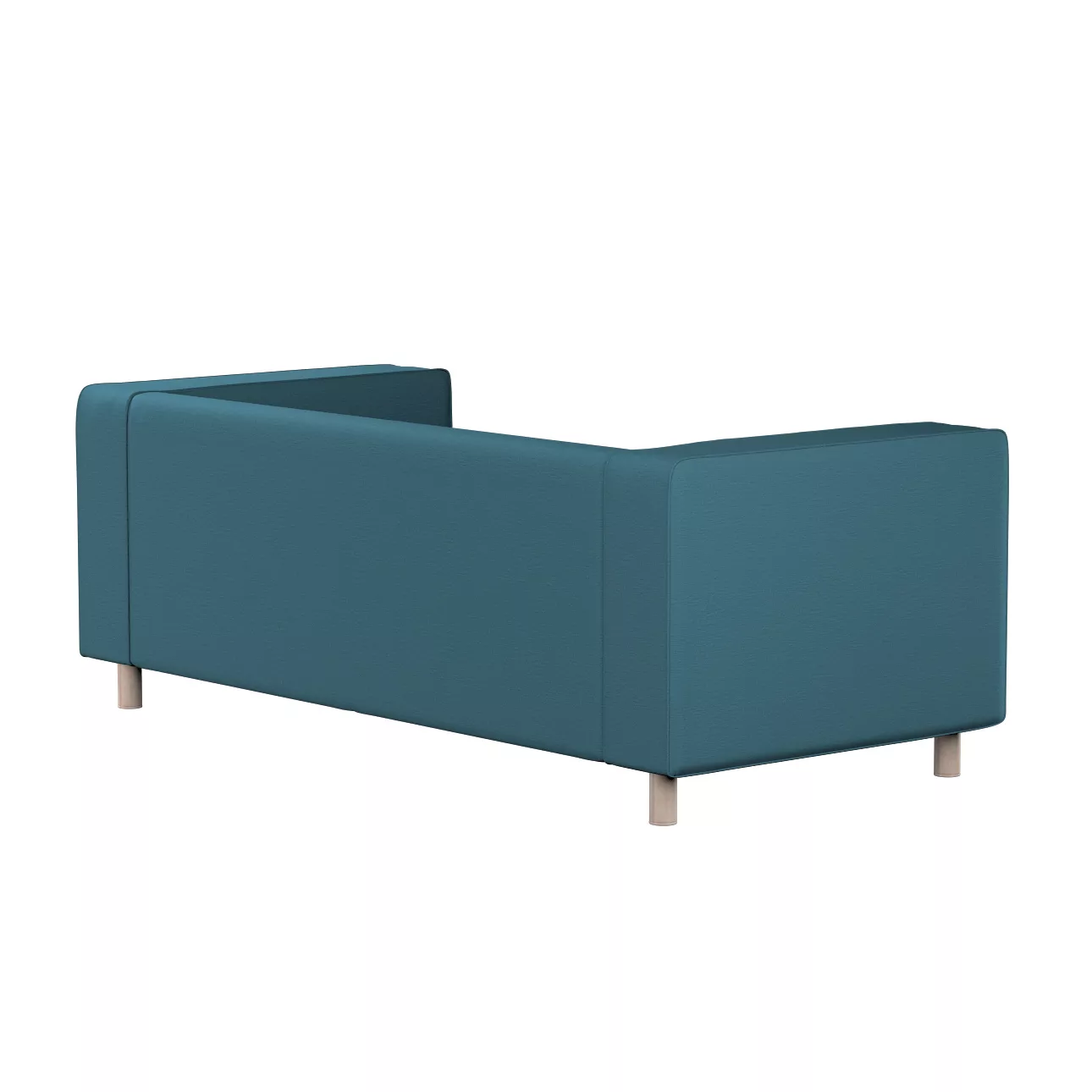 Bezug für Klippan 2-Sitzer Sofa, dunkelblau, Sofahusse, Klippan 2-Sitzer, L günstig online kaufen