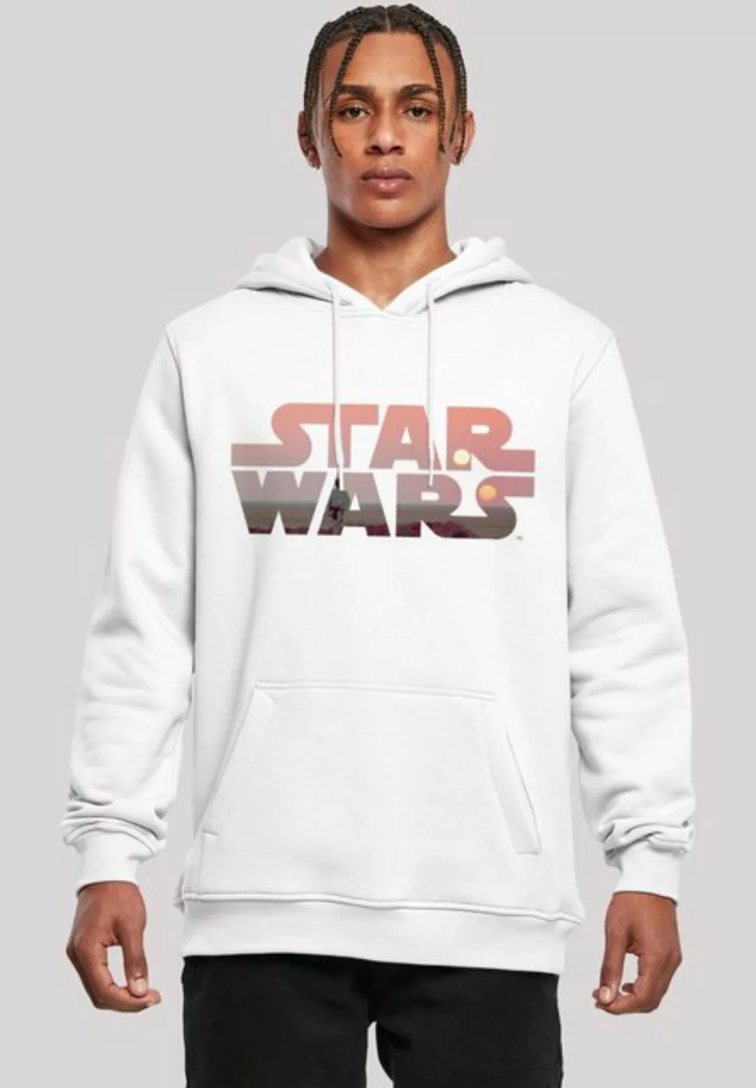 F4NT4STIC Kapuzenpullover Star Wars Tatooine Logo Print günstig online kaufen