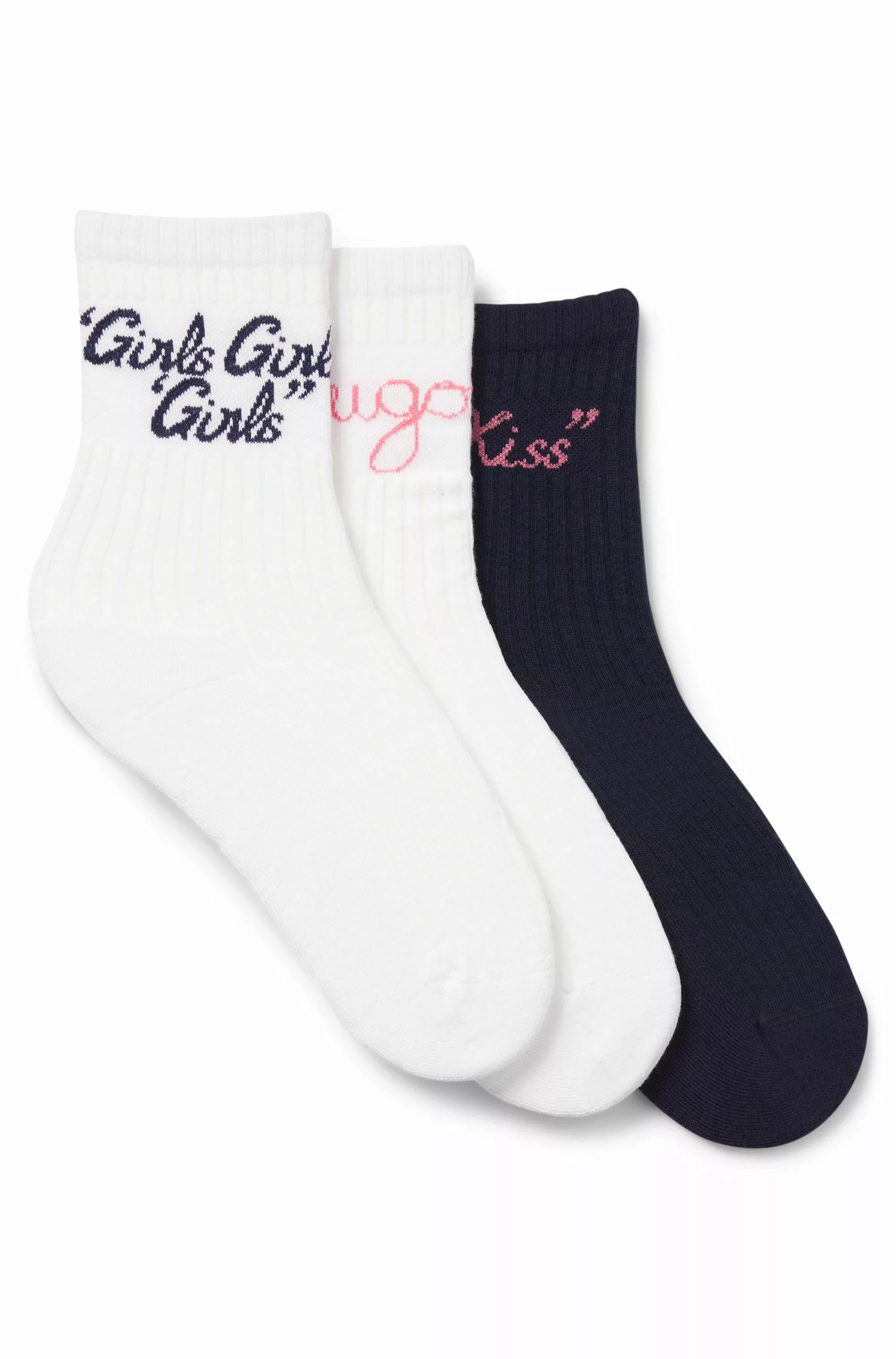 HUGO Freizeitsocken 3P QS SLOGAN CC günstig online kaufen