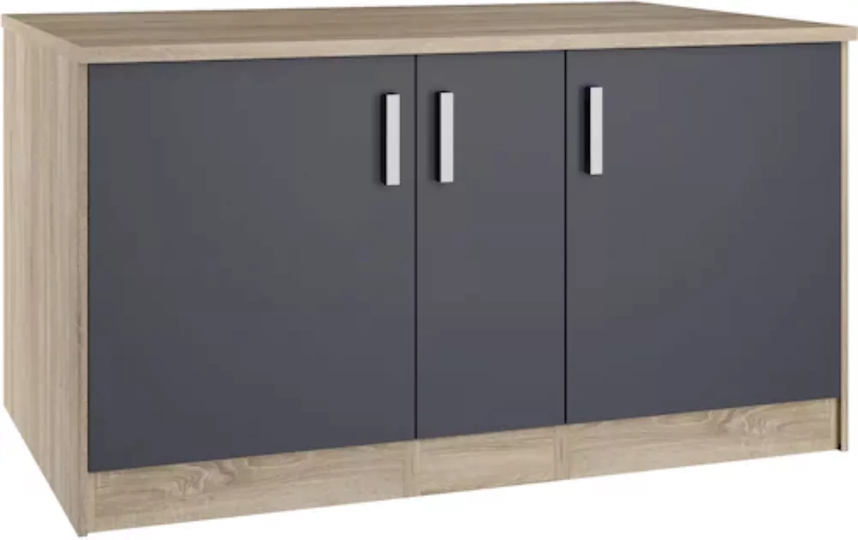 KOCHSTATION Kücheninsel "KS-Toronto", Breite 153 cm, MDF-Fronten, Flaschenr günstig online kaufen