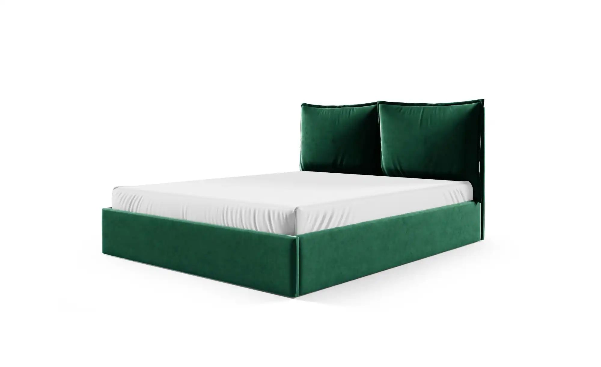 Polsterbett mit Bettkasten Glam ¦ grün ¦ Maße (cm): H: 100 Betten > Polster günstig online kaufen