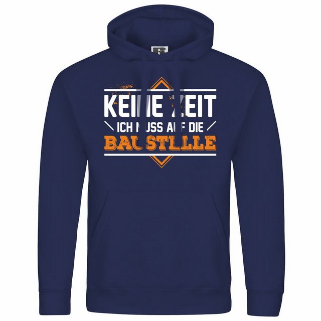 deinshirt Kapuzenpullover Herren Kapuzenpullover Keine Zeit ich muss auf di günstig online kaufen