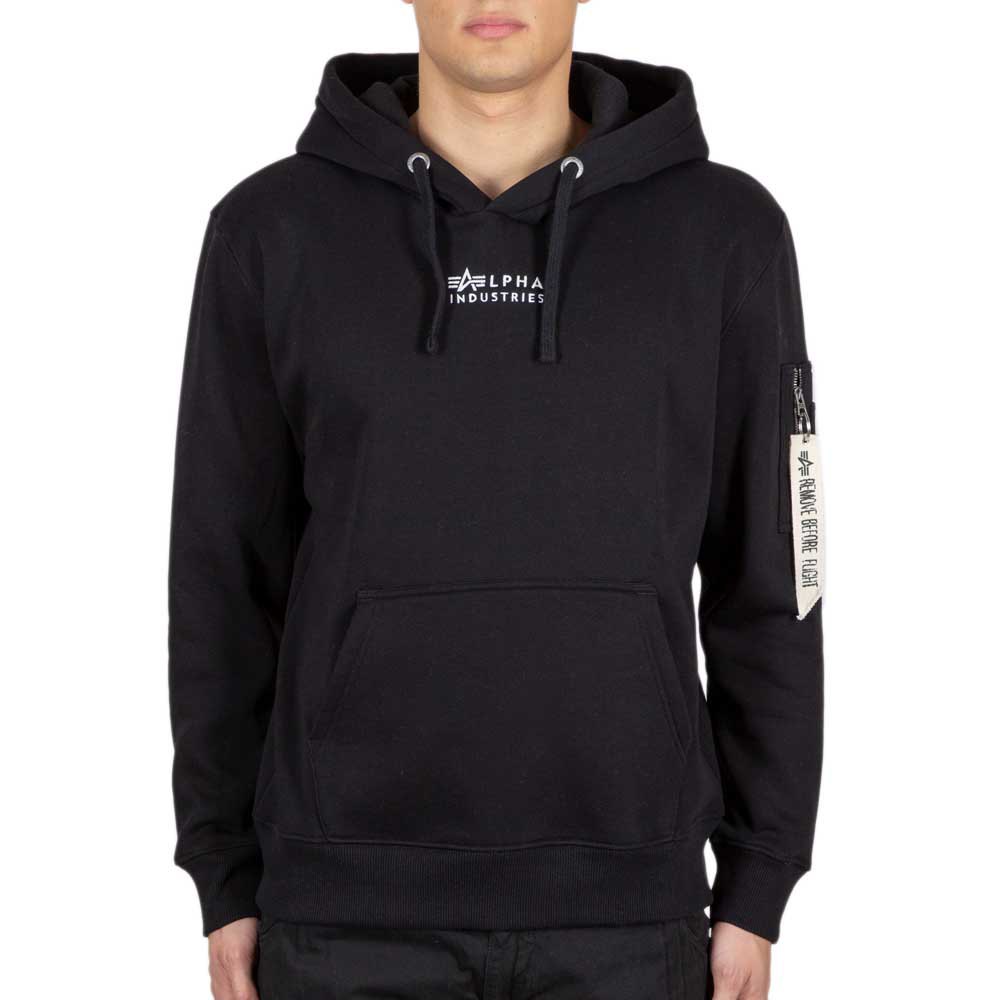 Alpha Industries Organics Emb Pullover XS Organic Black günstig online kaufen