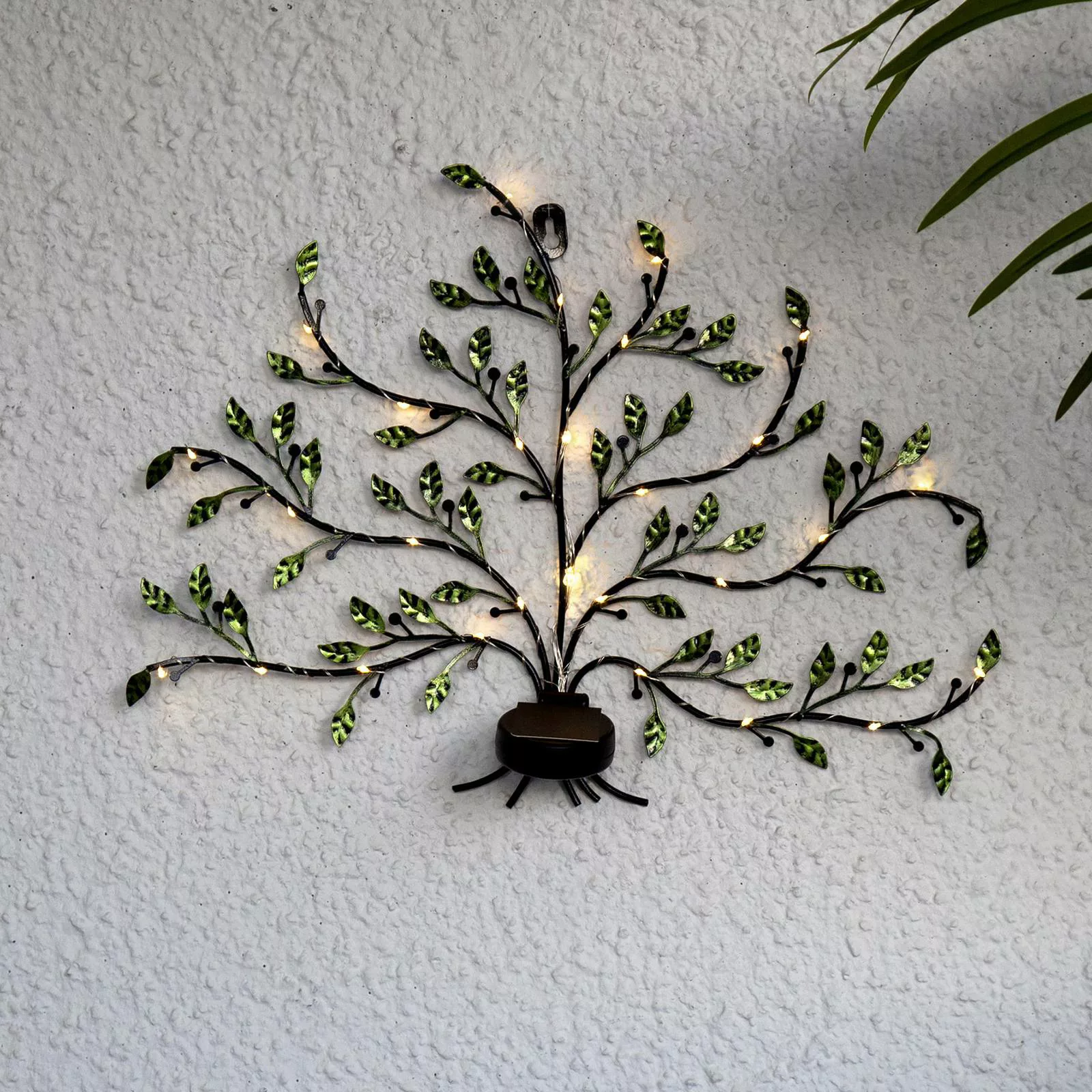 LED-Solarwandleuchte Tree of life günstig online kaufen