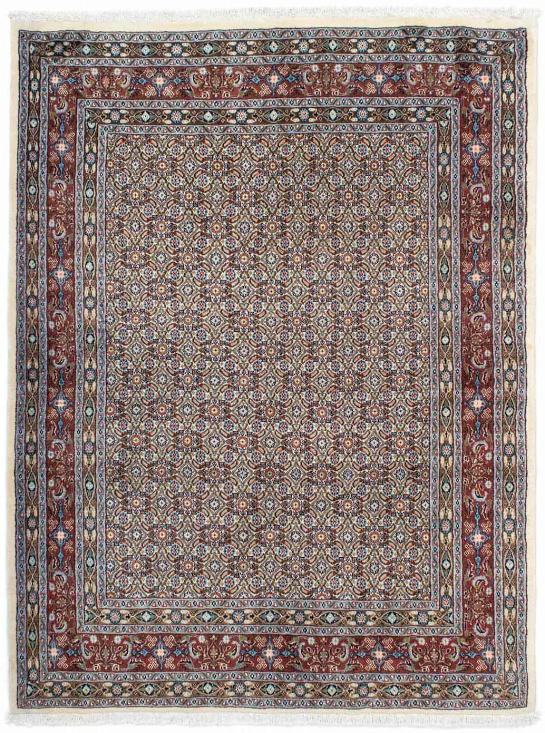 morgenland Wollteppich »Moud Figurativ Beige 193 x 150 cm«, rechteckig, 10 günstig online kaufen