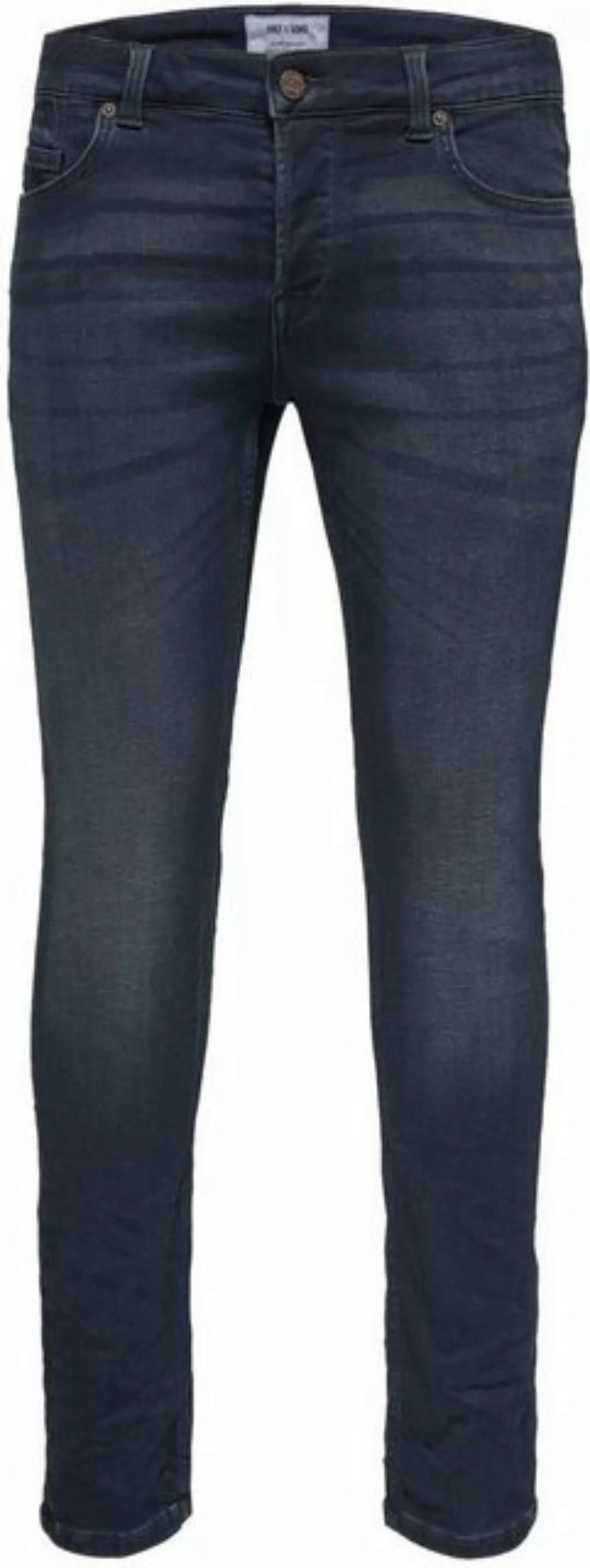 Only & Sons Herren Jeans ONSLOOM DARK BLUE SWEAT PK 3631 - Slim Fit - Blau günstig online kaufen