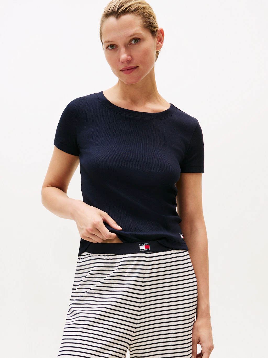Tommy Hilfiger Underwear T-Shirt, mit Ripp-Struktur, Rundhals günstig online kaufen
