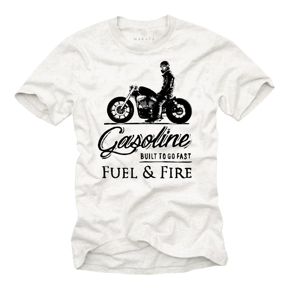 MAKAYA T-Shirt Herren Vintage Schallplatte Hip günstig online kaufen