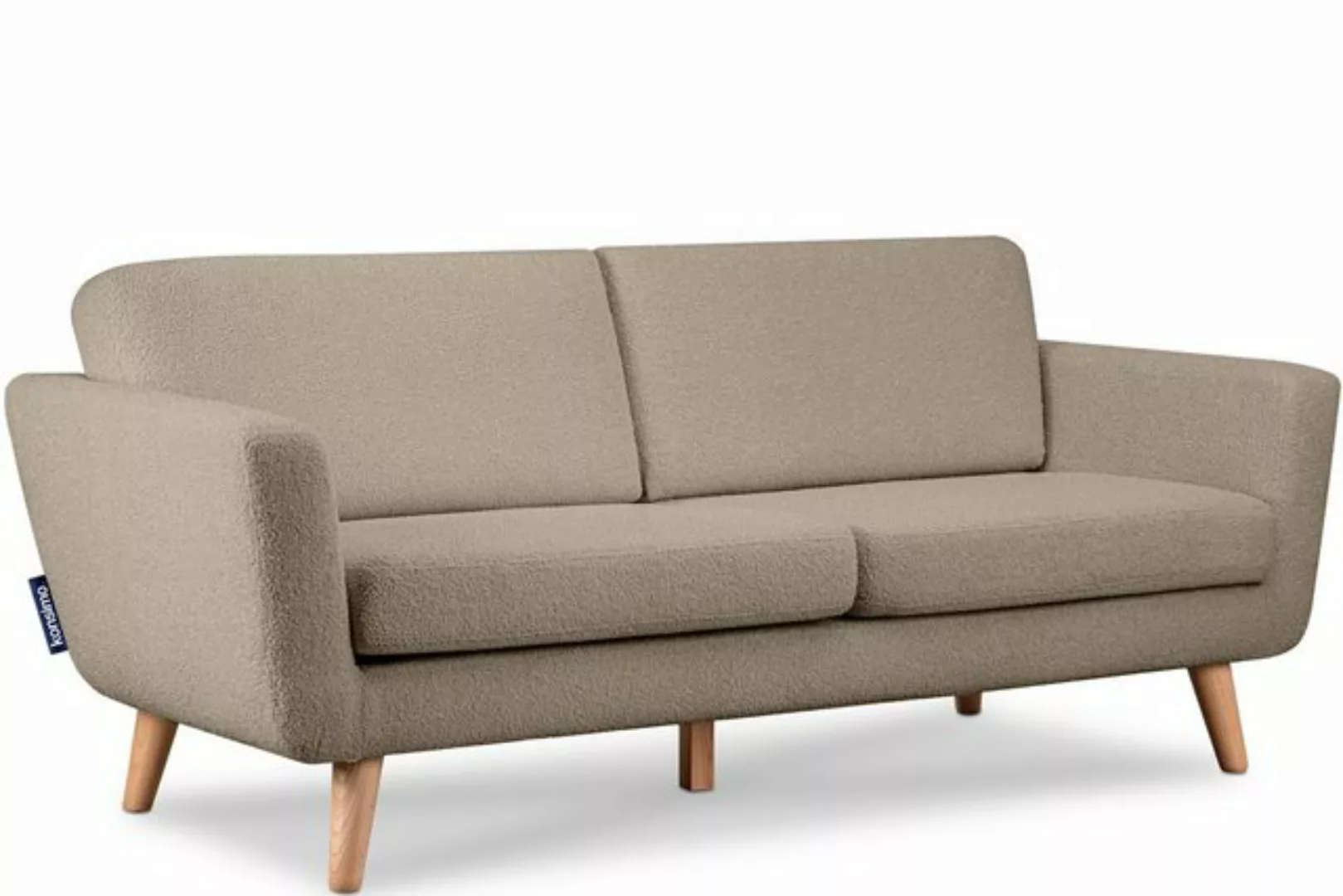 KONSIMO® 3-Sitzer TAGIO Sofa 3 Personen, mit Armlehnen, Scandi-Stil, Made i günstig online kaufen