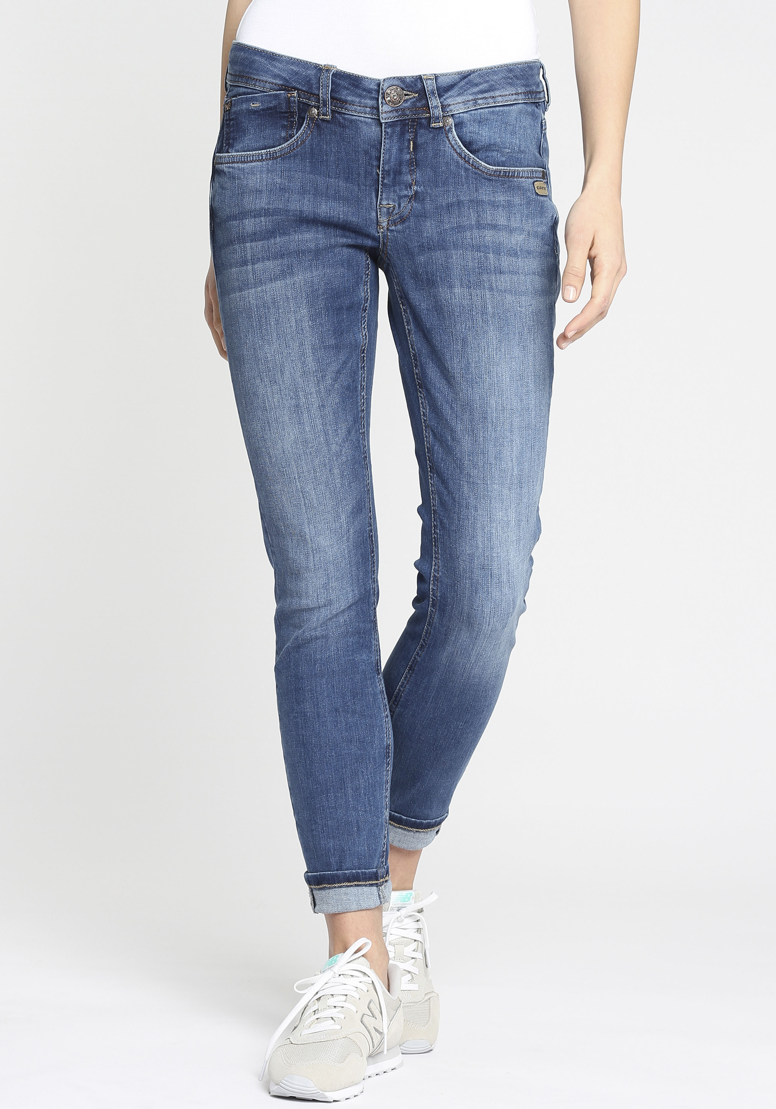 GANG Skinny-fit-Jeans 94Faye im Used-Look günstig online kaufen