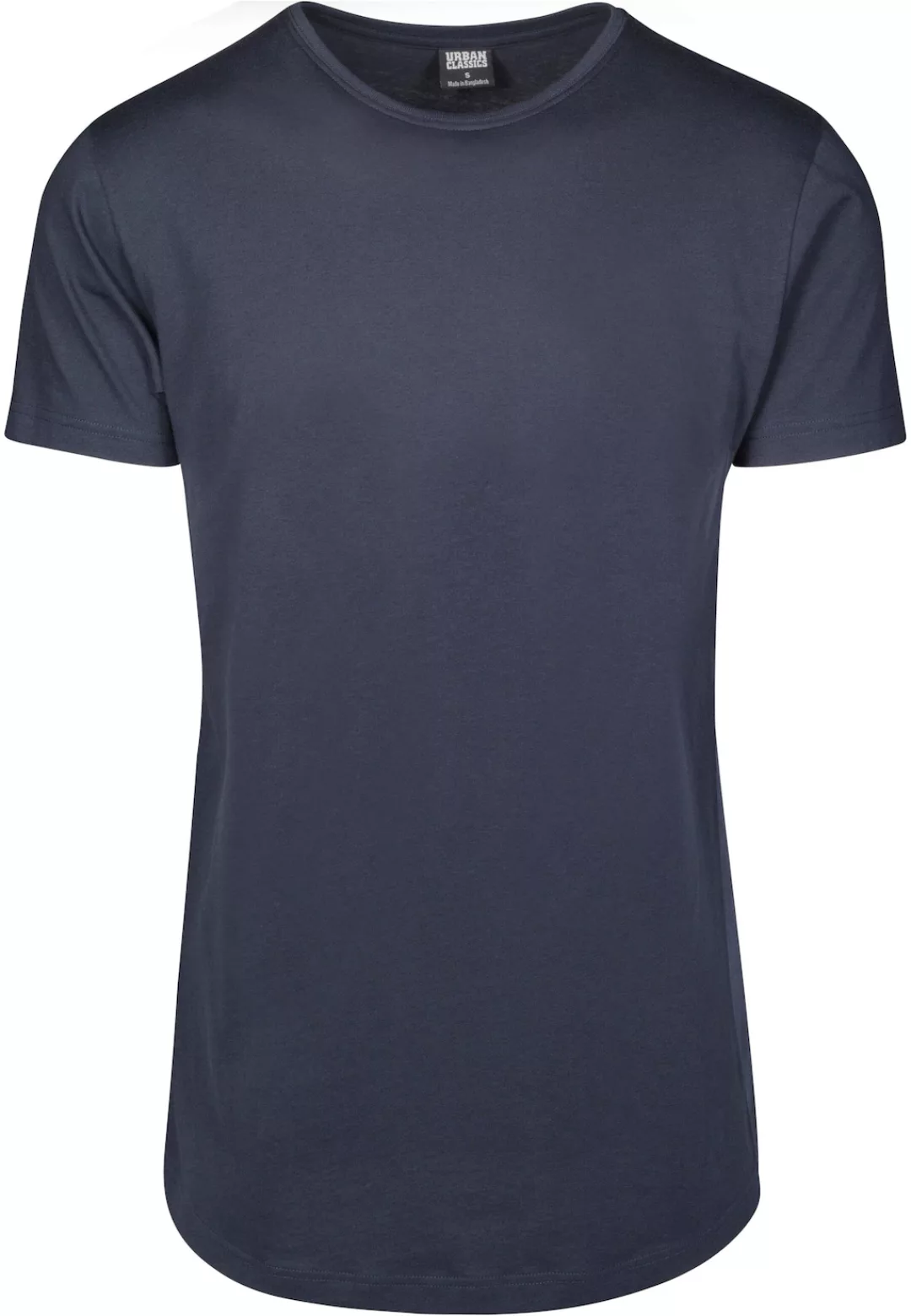 URBAN CLASSICS Kurzarmshirt "Urban Classics Herren Shaped Long Tee" günstig online kaufen