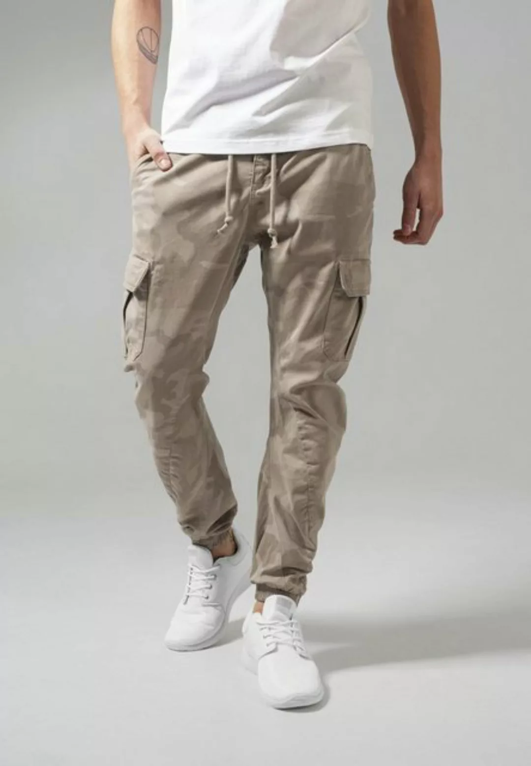 URBAN CLASSICS Funktionshose Camo Cargo Jogging Pants günstig online kaufen