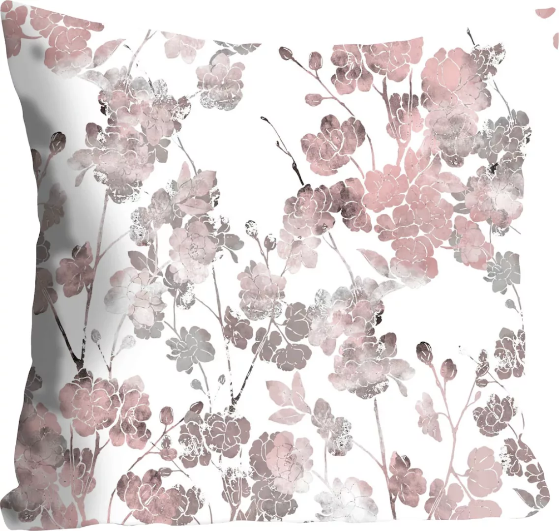 queence Dekokissen »Christoph«, mit pastellfarbenen Blumen, Kissenhülle ohn günstig online kaufen