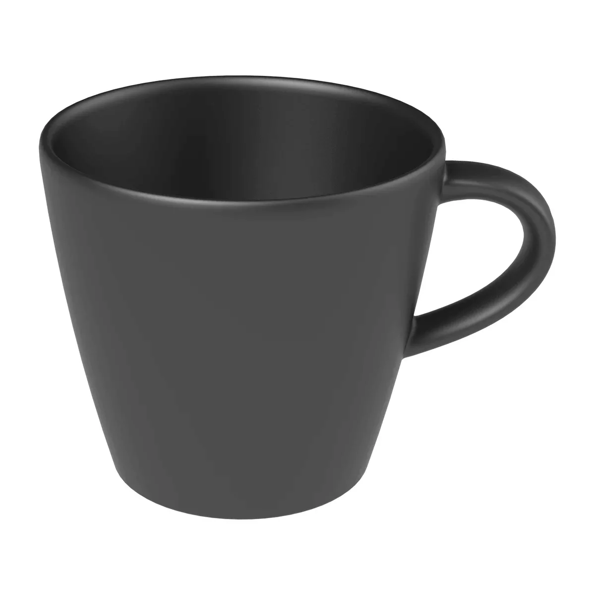 Villeroy & Boch Manufacture Rock Kaffeetasse schwarz 150 ml Tassen günstig online kaufen