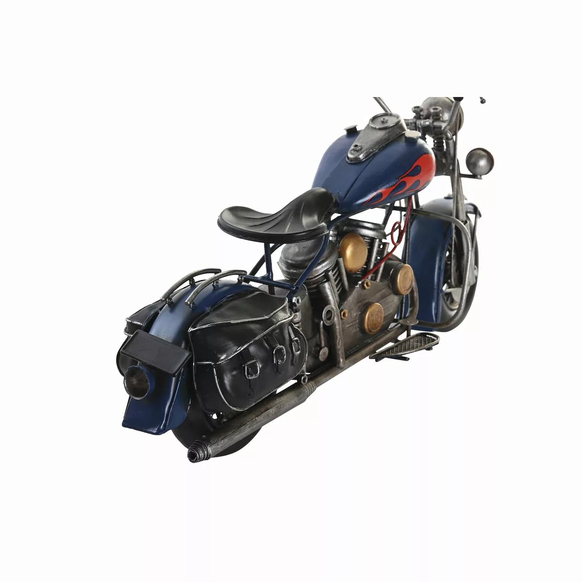 Deko-figur Dkd Home Decor Rot Blau Metall Motorrad Gelb (36 X 14 X 21 Cm) ( günstig online kaufen
