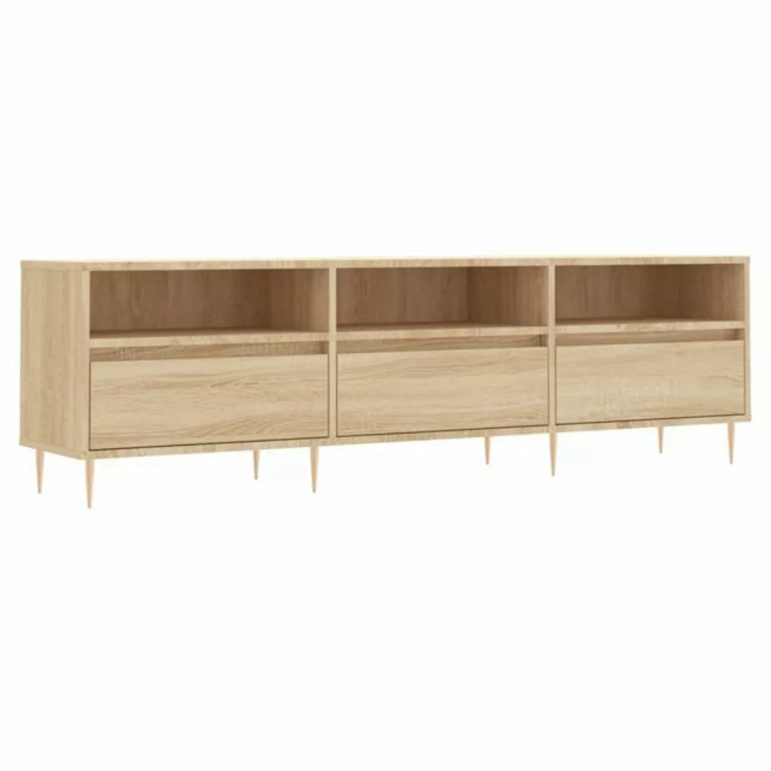 furnicato TV-Schrank Sonoma-Eiche 150x30x44,5 cm Holzwerkstoff (1-St) günstig online kaufen