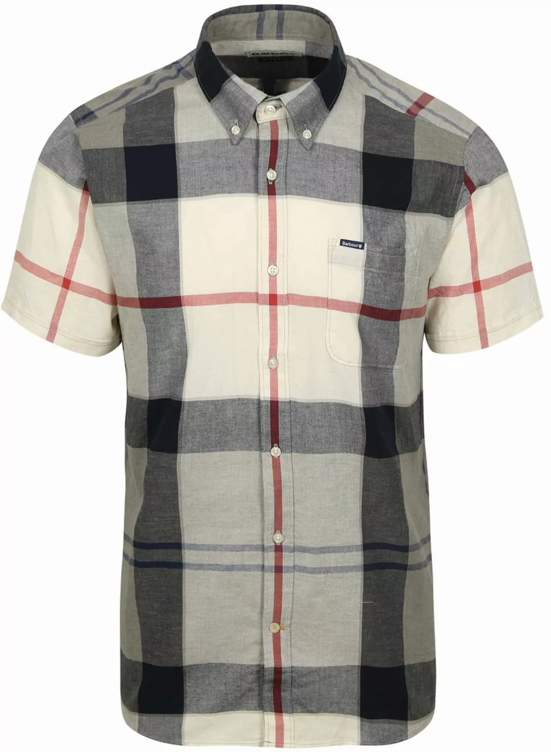 Barbour Shirt Doughill Bleache Pine Tartan - Größe XXL günstig online kaufen