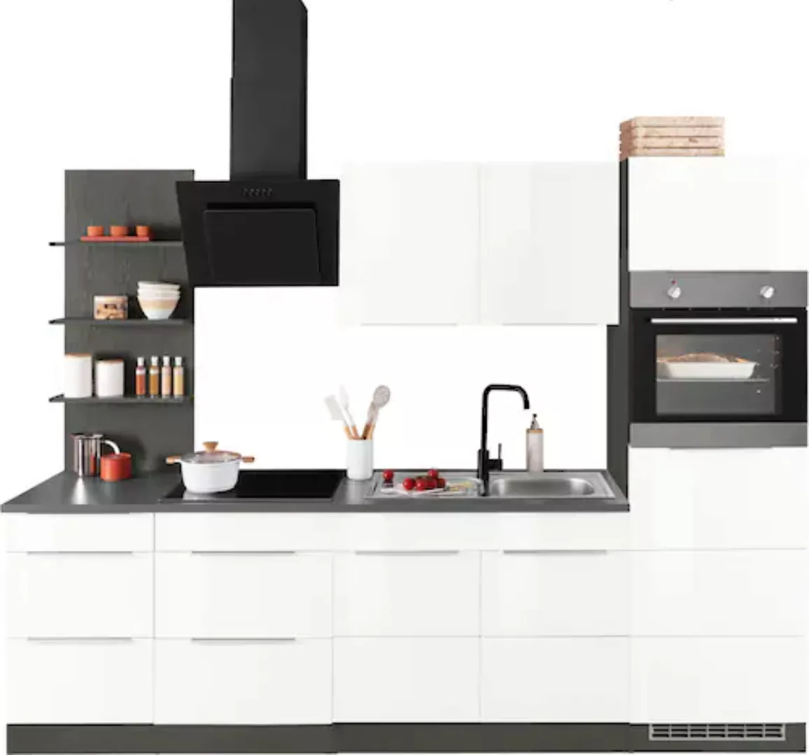 KOCHSTATION Küchenzeile "KS-Brindisi", mit E-Geräten, Breite 270 cm günstig online kaufen