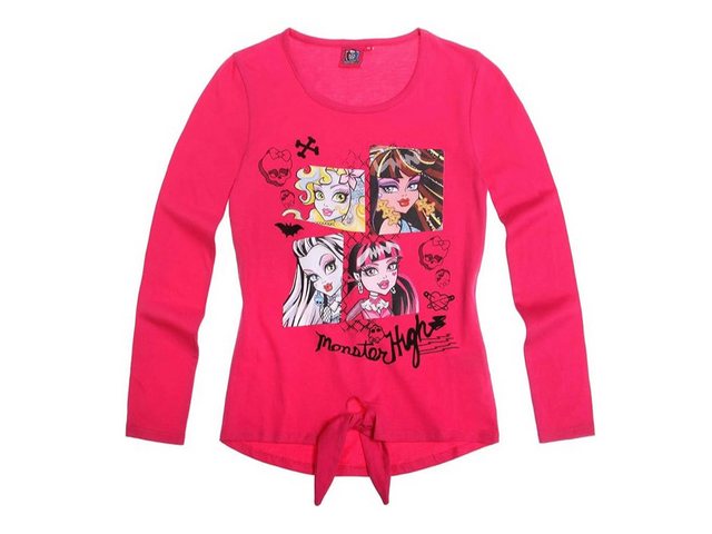 Monster High Langarmshirt mit Schleife günstig online kaufen