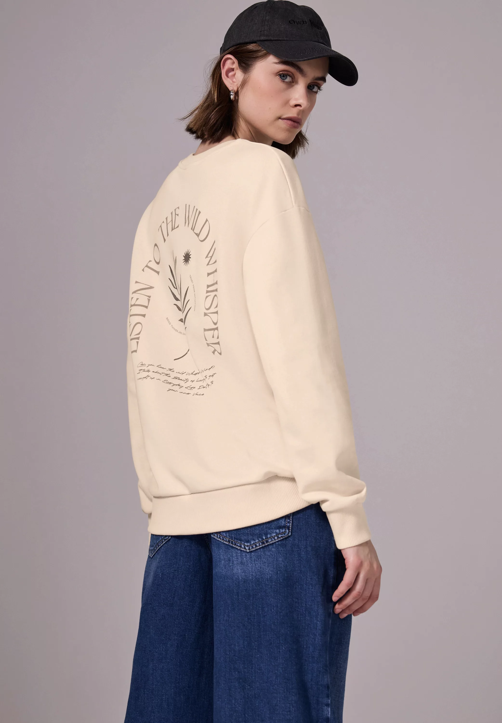STREET ONE STUDIO Sweatshirt, mit Elastikbund günstig online kaufen