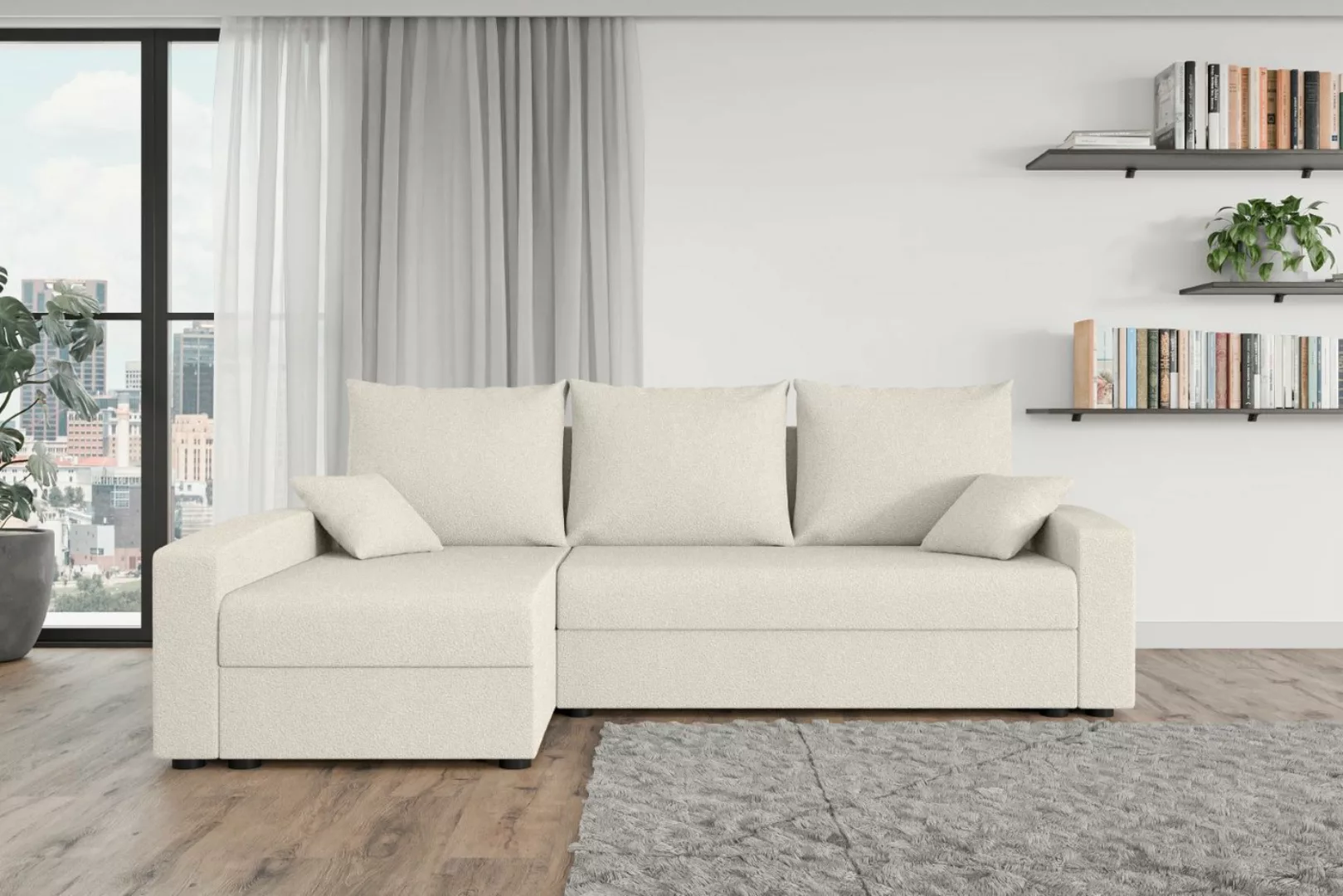 ALTDECOR Ecksofa RAVENA-L, Couch mit Schlaffunktion, Wohnzimmer - links/rec günstig online kaufen