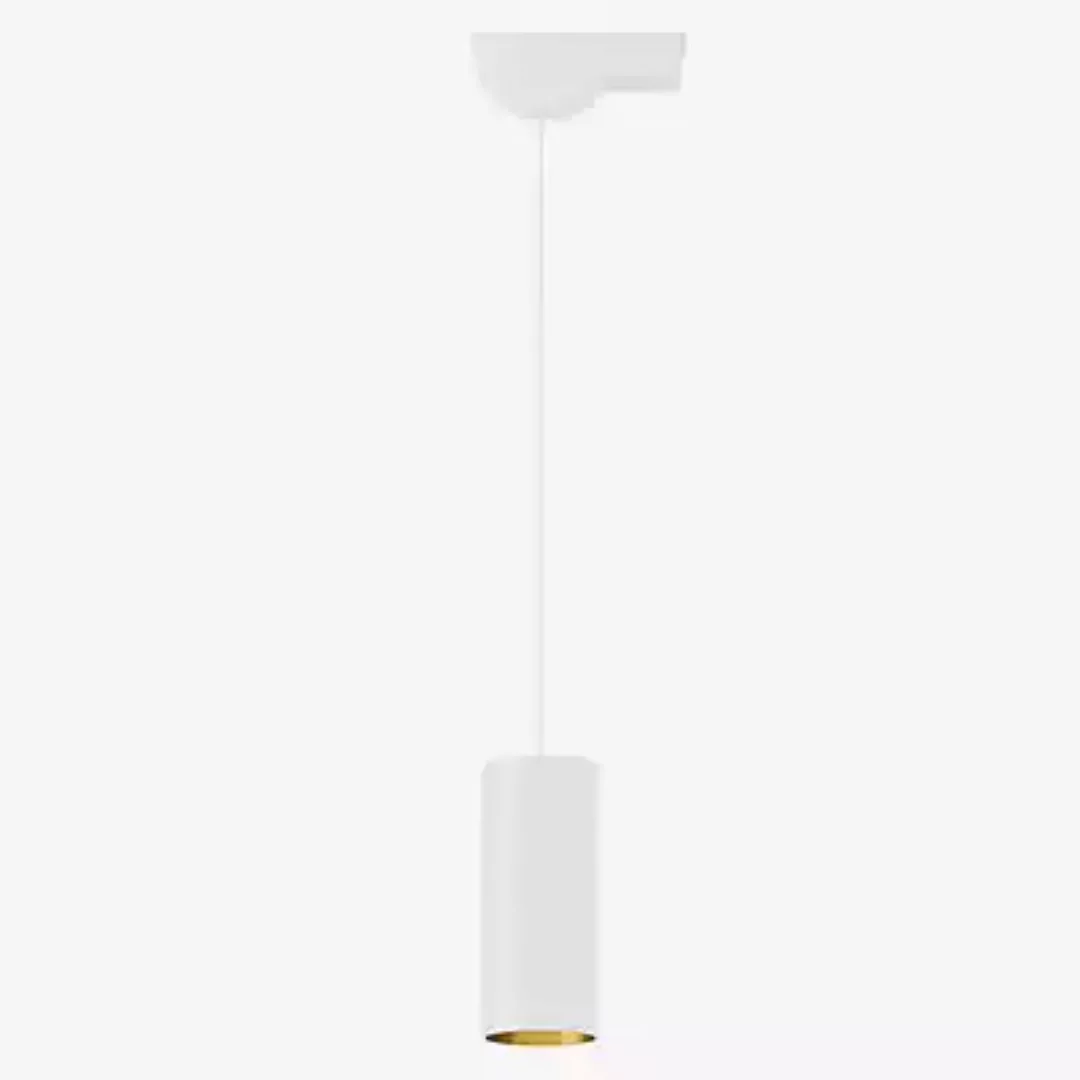 Bega 50977 - Studio Line Pendelleuchte LED, Messing/weiß, für geneigte Deck günstig online kaufen