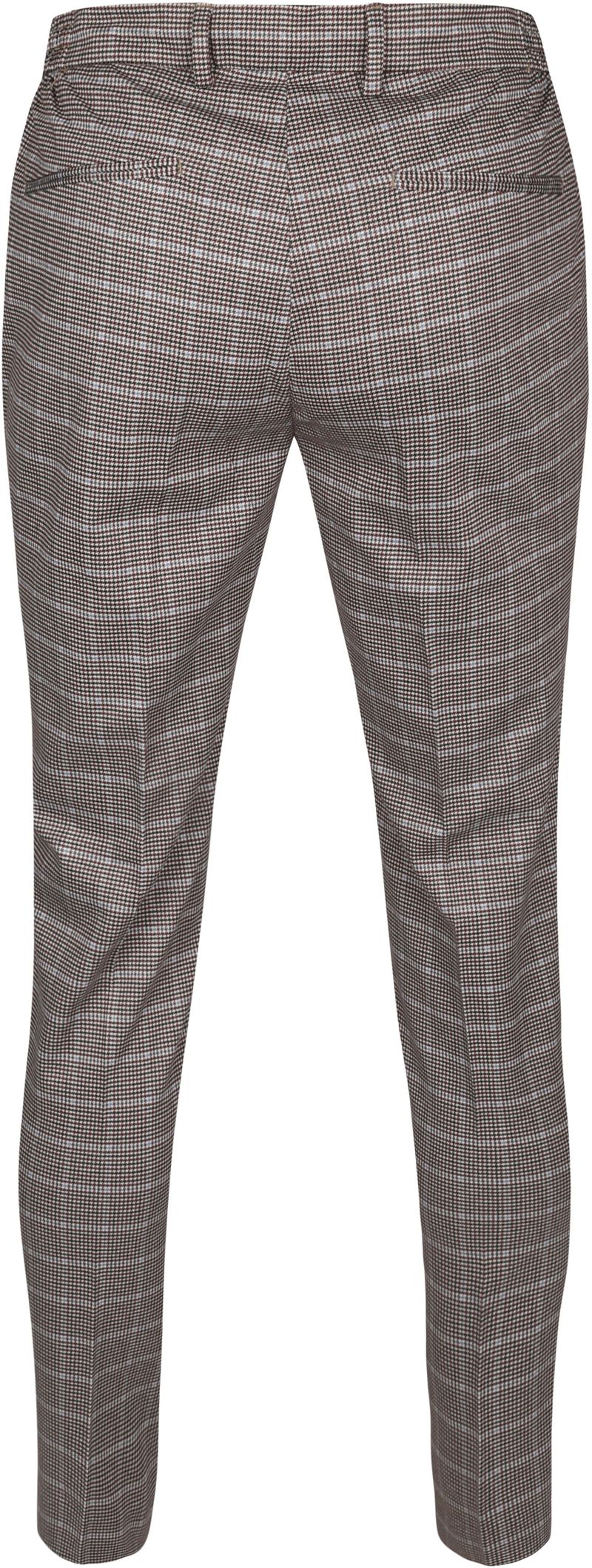 Suitable Pantalon Jersey Braun Pied De Poule - Größe 52 günstig online kaufen