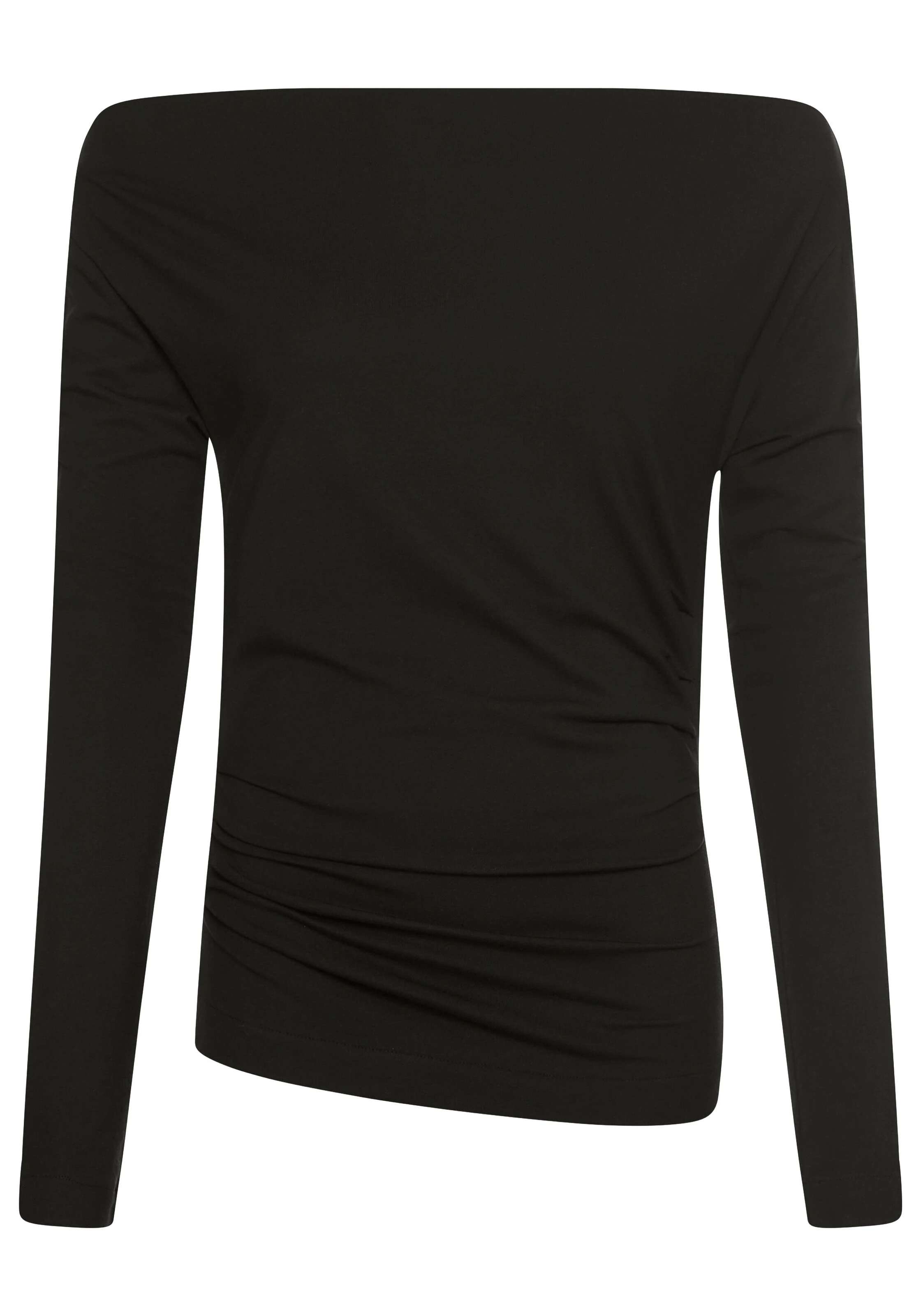 BOSS ORANGE Langarmshirt "Enili Premium Damenmode", mit Carmenausschnitt günstig online kaufen
