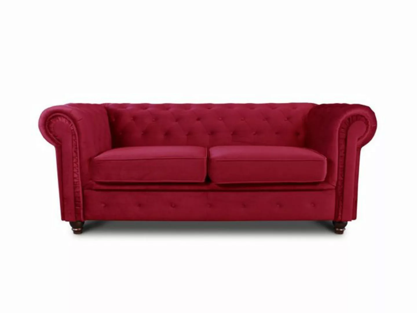 Sofnet Sofa Asti 2, Chesterfield Sofa 2-er, Sofagarnitur, Glamour Couch günstig online kaufen