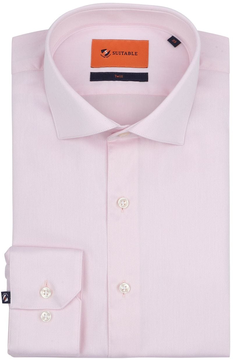 Suitable Hemd Twill Rosa - Größe 41 günstig online kaufen