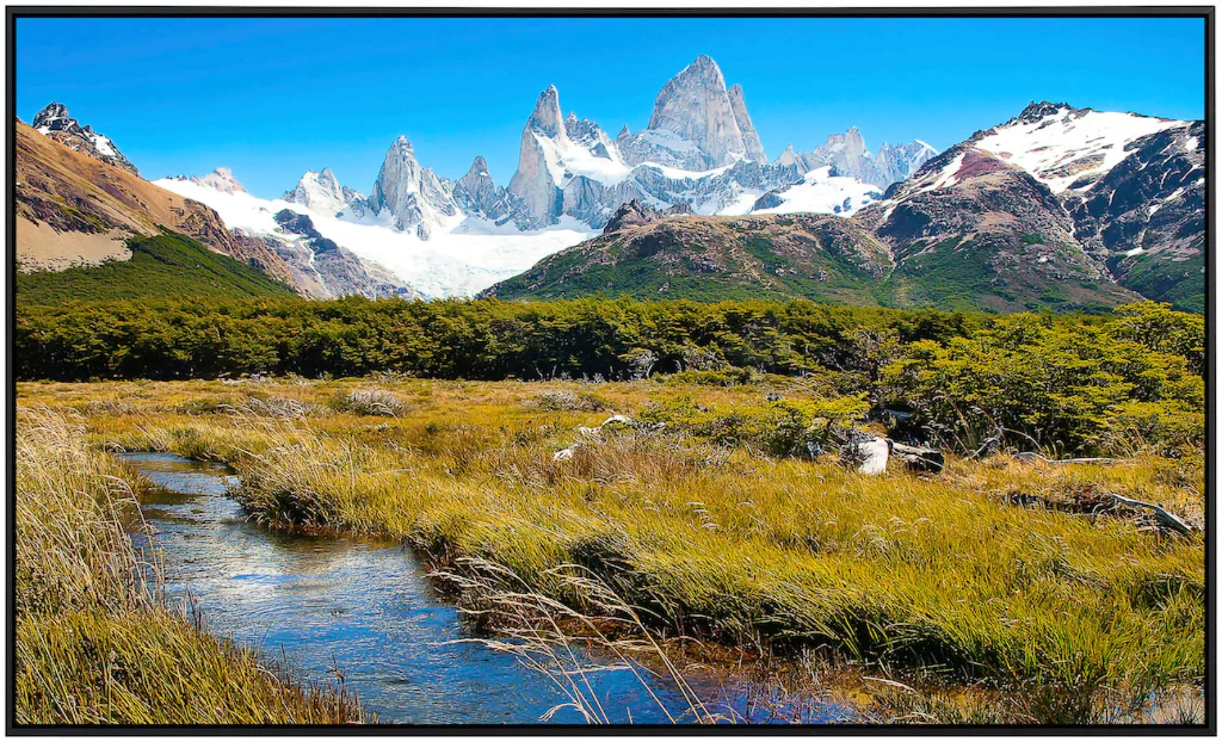 Papermoon Infrarotheizung »Berge in Patagonien«, sehr angenehme Strahlungsw günstig online kaufen