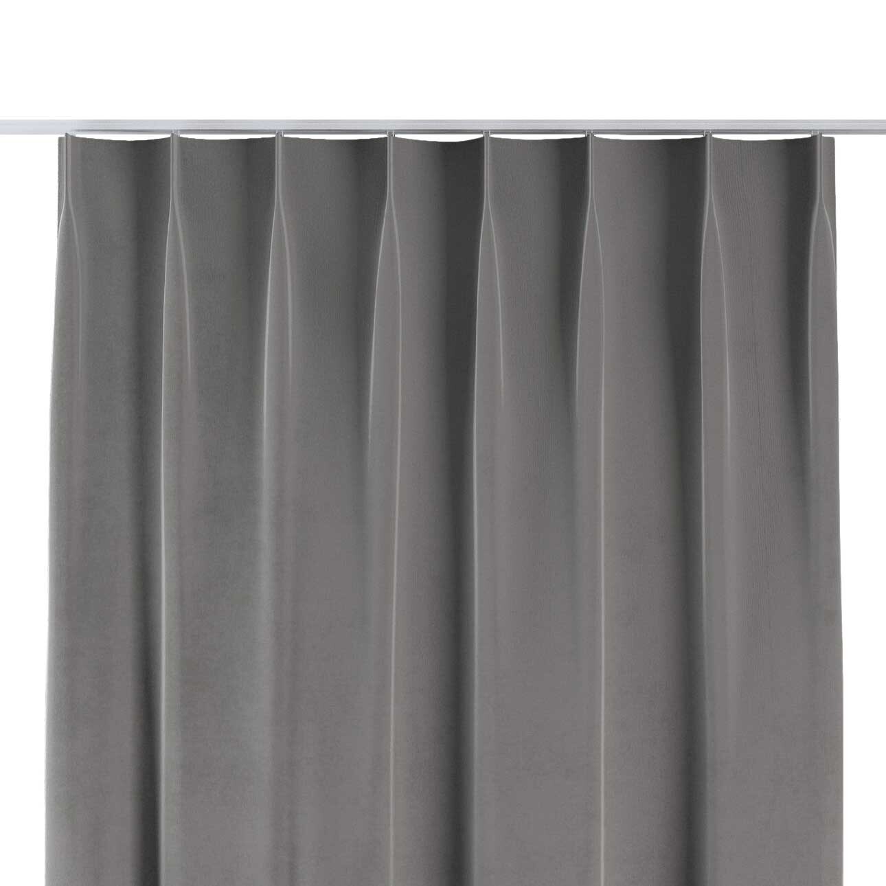 Vorhang mit flämischen 1-er Falten, beige-grau, Crema (179-10) günstig online kaufen