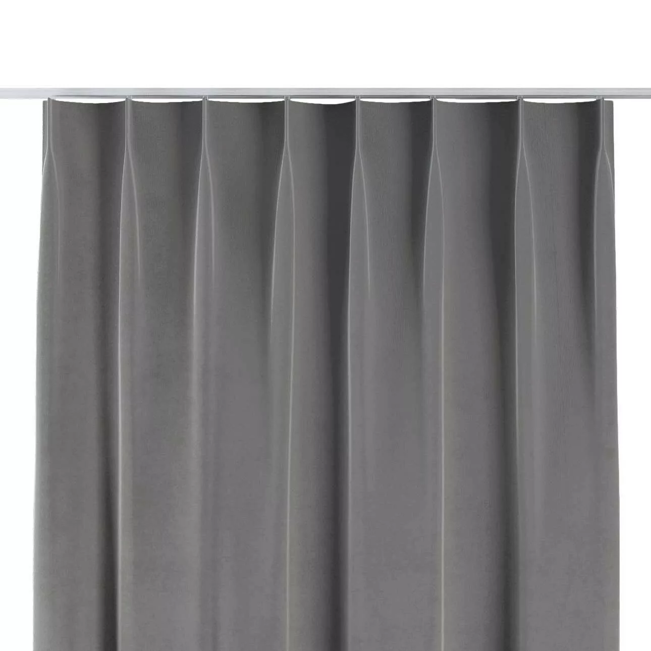 Vorhang mit flämischen 1-er Falten, beige-grau, Crema (179-10) günstig online kaufen